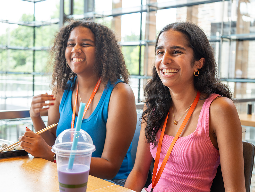 Students living on campus during an NSLC residential program